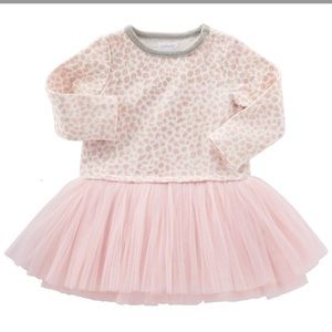 Mud Pie Leopard Sweatshirt TuTu dress. NWT